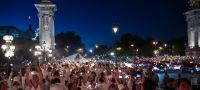 Edition 2014 du dîner en blanc - Pont Alexandre III