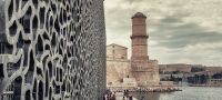 Baignade devant le MUCEM (Marseille - 2015)