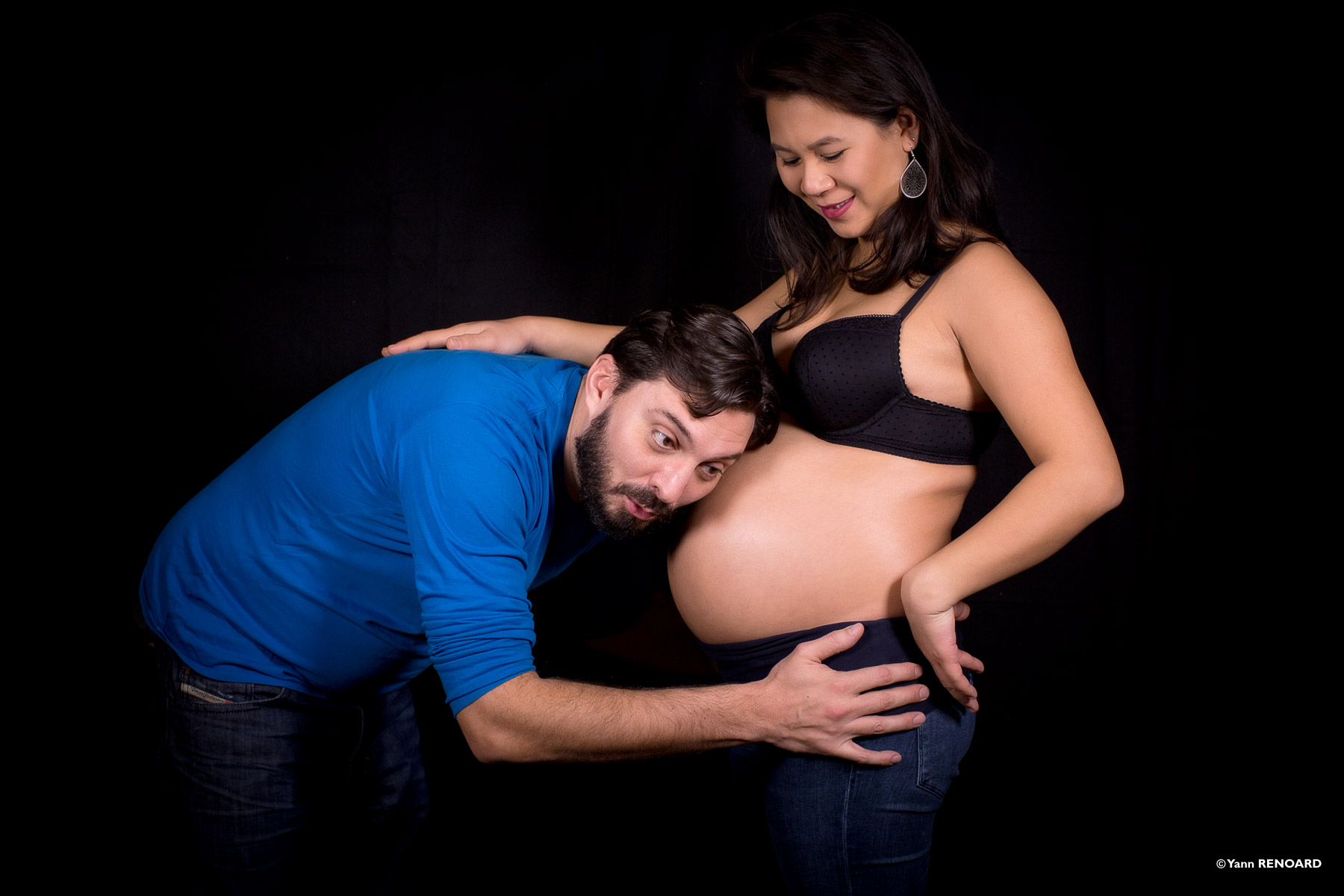 Shooting "Femme enceinte" (Damien & Kristel)