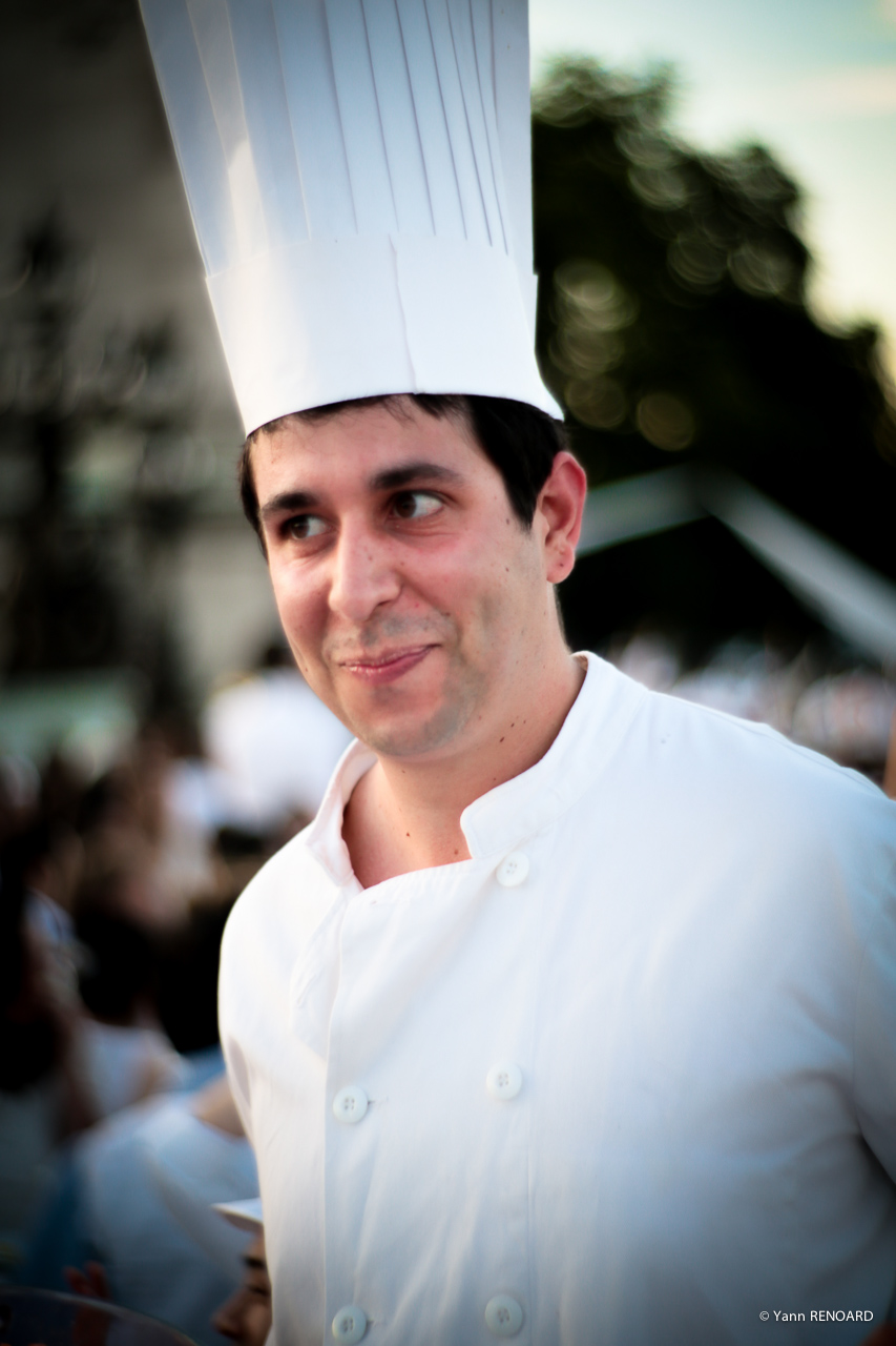 Chef / Dîner en blanc 2014 sur le pont Alexandre III