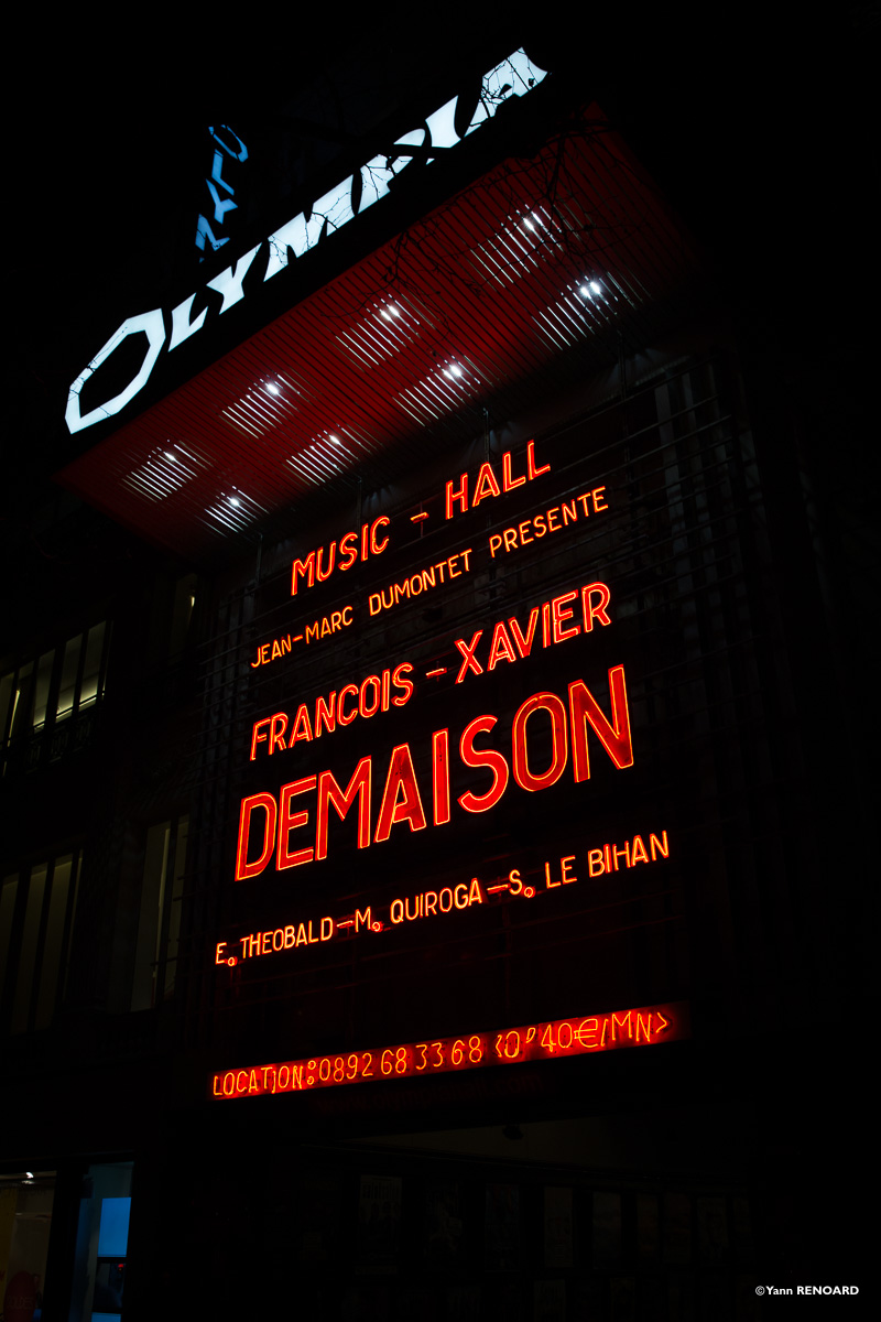 FX Demaison à L'Olympia (janvier 2017)